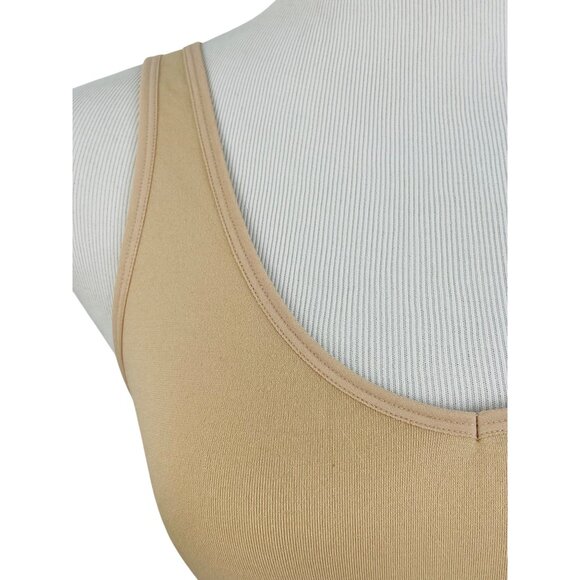 NWT Nordstrom x Free Press Beige Shapewear Scoop Neck Sleeveless Tank Top - Picture 5 of 10
